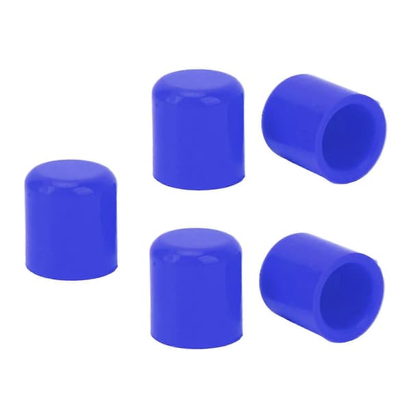 5 st Insug Vakuumslang Silikonslang Ändplugg Lock Tätningslock 25mm Innerdiameter Universal Passform för Bil Blå