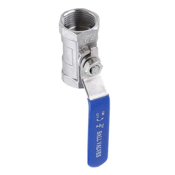 Rustfrit stål 304 Sanitær Hun Gevind Tank Rør Kuglehane (3/4\"BSP)