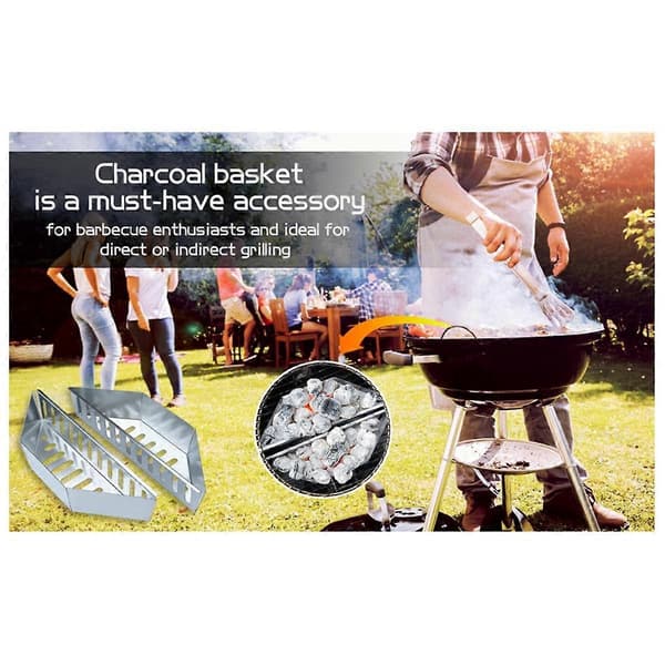 Utomhus BBQ Galvaniserad Plåt BBQ Grillverktyg Kol BBQ Kolkorg 0.6mm