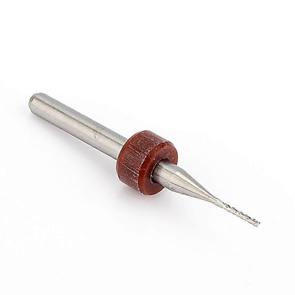 10 Carbide Bor 0.8mm Wolframstål Blad CNC/PCB Graveringsbit Verktøy
