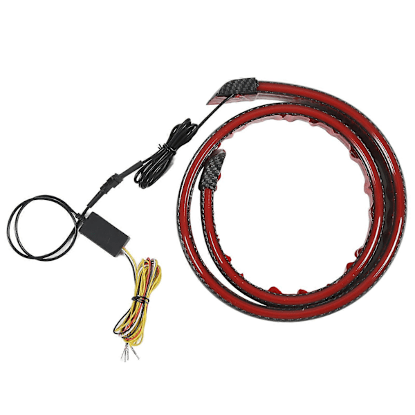 1,3 metrin takaspoileri DC12V punainen valo ulkoinen takakaton LED-spoileritarra autoille