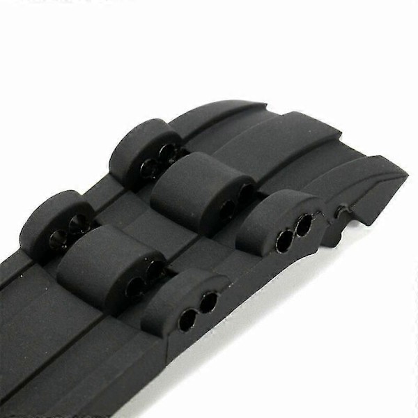 26mm Sort Gummirem til Klokke for Invicta Pro Diver Collection Chronograph
