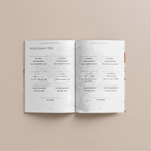 Mor Jeg Vil Gerne Høre Din Historie Journal En Mors Guidede Journal Multipurpose Journal Bog Bærbar Notesbog Forældre