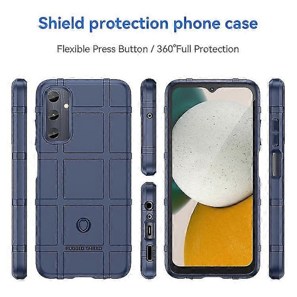 Samsung Galaxy A05s Täyspeittävä Iskunkestävä TPU-puhelinkotelo Blue