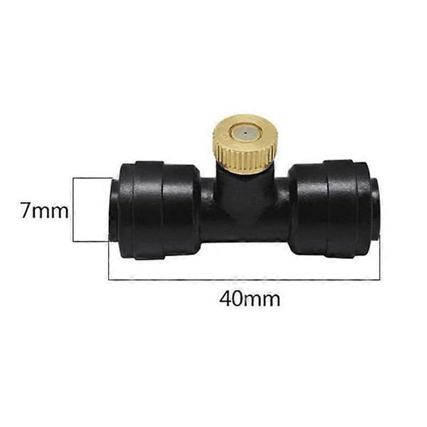6mm Atomiseringsmunstycke Kopparmunstycke Trädgård Vatten Atomiserande Sprinkler Låg för Trädgårdsbevattning Dimma