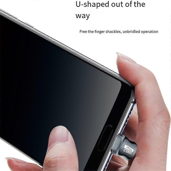 PD 100W USB C till Typ C Vinklad OTG Datakabel USB 3.2 Gen 2 10Gbps Datasynk 5A Strömförsörjning 4K60Hz,I