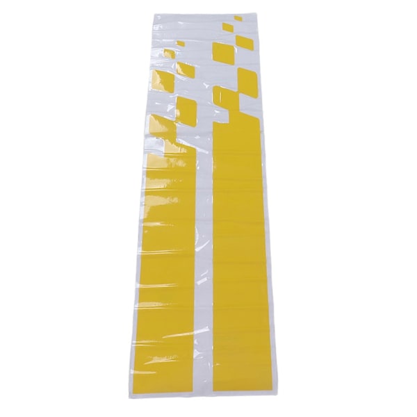 2 kpl Auton Konepellin Suojatarra Vinyyli Auton Konepellin Raidat Tarrat Universaali Autoihin 90 X 9cm / 35.4 X 3.5in Keltainen