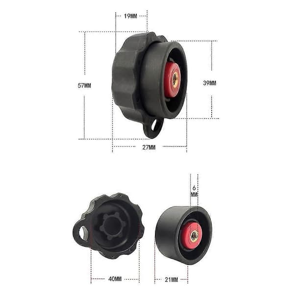Ram Mount 3,54in Dobbelt Socket Arm Til 1' Kuglebase Motorcykel Telefonholder