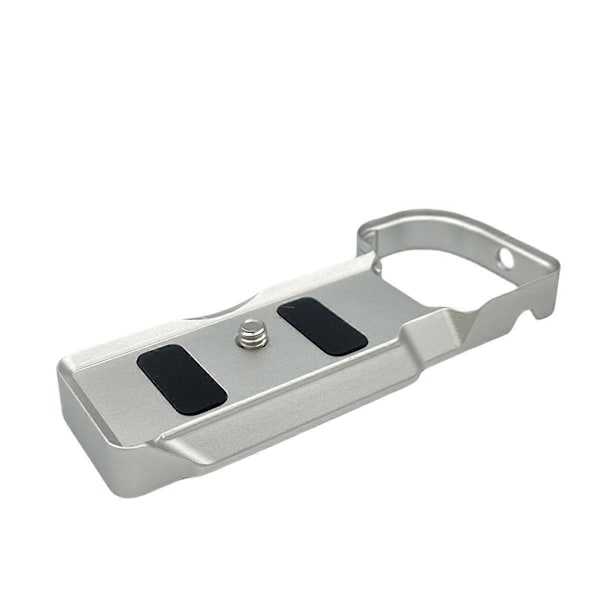 Kamera Snabbkopplingsplatta Hållare Handgrepp Adapter för ZVE10 Kamerafäste Multifunktionell Basplatta Silver