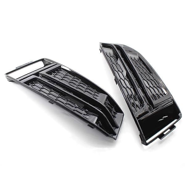 1 Par Front Tåkelys Deksel Støtfanger Grill for A4 B9 16-18 Bil Grill 8W0807681F 8W0807682F