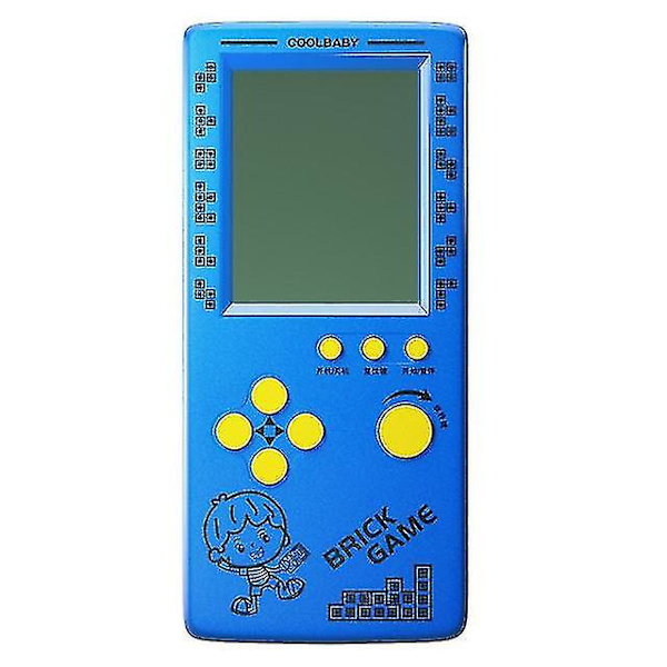 4,1 tums stor skärm Tetris Spelkonsol Bärbar Spelkonsol Blue