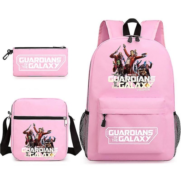 Guardians Of The Galaxy 3-pack Ryggsäckar Cartoon Barn Pojkar Flickor Skolväska Lättvikts Studenter Vattentät Kapacitet Mochilas style 2