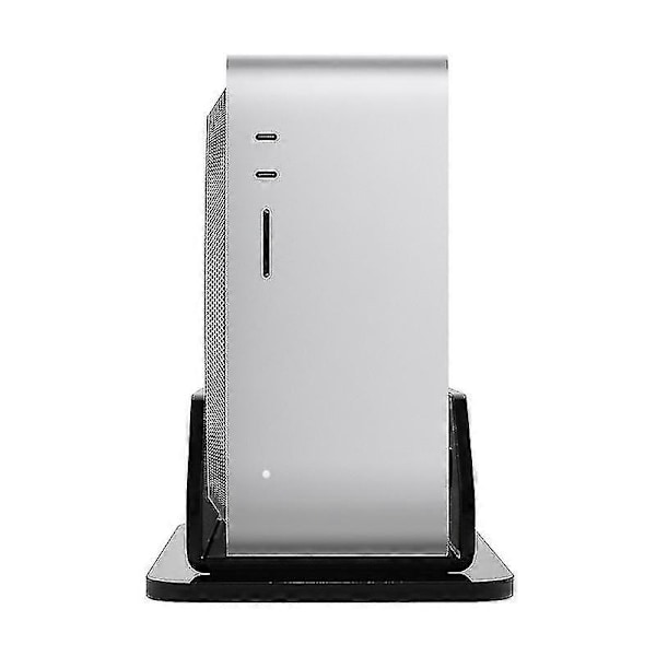 Desktop/vægmonteret Akryl Vertikal Stand Pladsbesparende Akryl Beslag Ridsesikker Computer Stand Opbevaring Til Mac Studio 2022 Desktop
