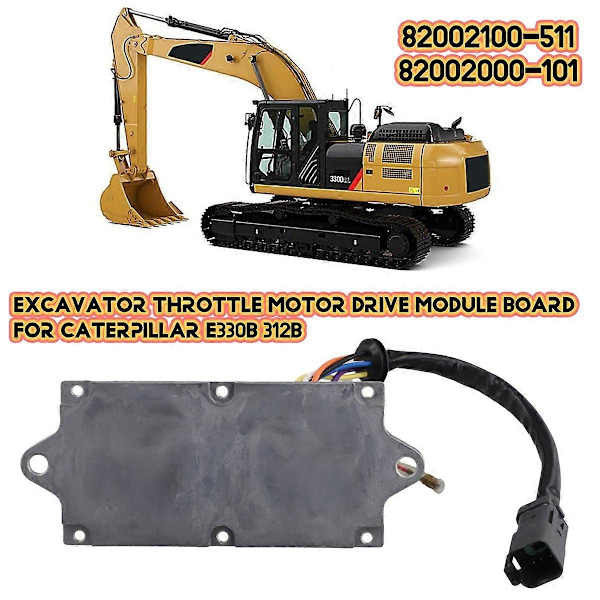 82D02100-511 82D02000-101 Kaivinkoneen kaasuvivun moottorin ohjausmoduulikortti CAT E330B 312B -malleille