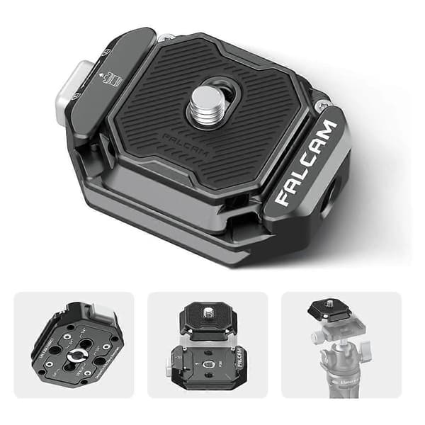 F38 Multi-Hulls Hurtigutløserplate Kit Tripod Mount Adapter Hurtigutløserplate Kameratilbehør