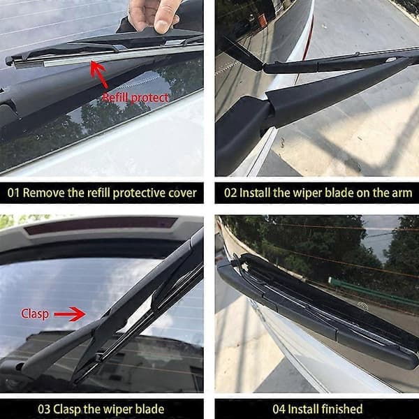 Bakre Torkararmsblad Enhet - för Jeep Wrangler JK 2007-2016