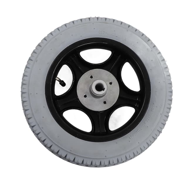320mm Rullstolsdäck PU Uppblåsbart Hjul Legerat Stål Nav Funktionshindrad Fordon Bakdäck 4 Hål