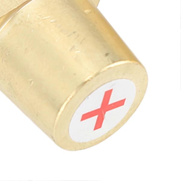 Et par messing batteri side terminal opladningsstolper passer til 9,2 mm positive og negative batterikabelterminaler