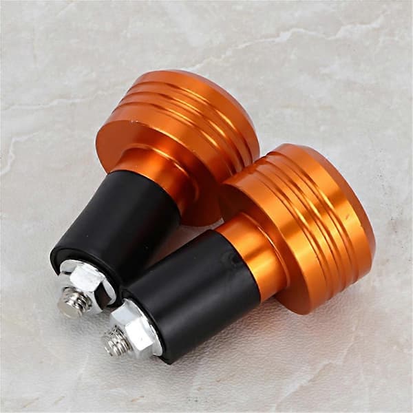 Motorcykel Styrgreb Endestykker Aluminium Propper Moto Slider Tilbehør (Orange)