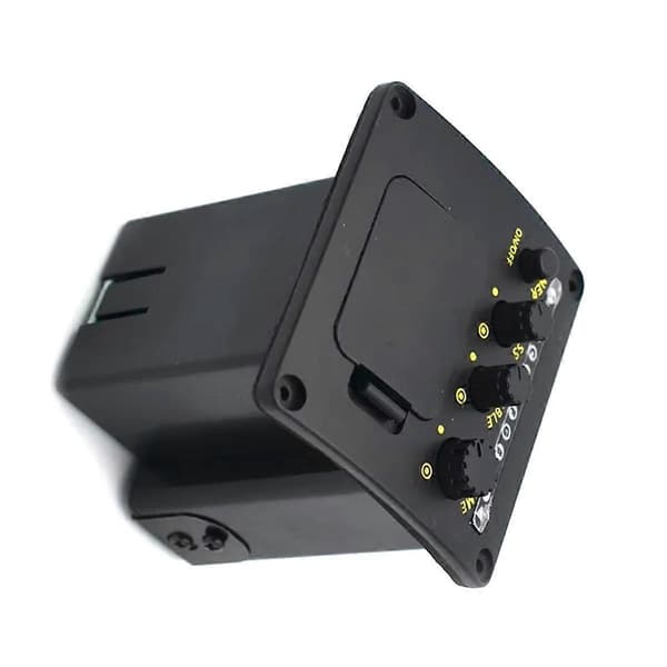 Professionel Akustisk Guitar Preamp EQ Tuner Pickup Guitar Pickups Preamp Tuner Piezo Pickup Equalizer Guitar Tilbehør