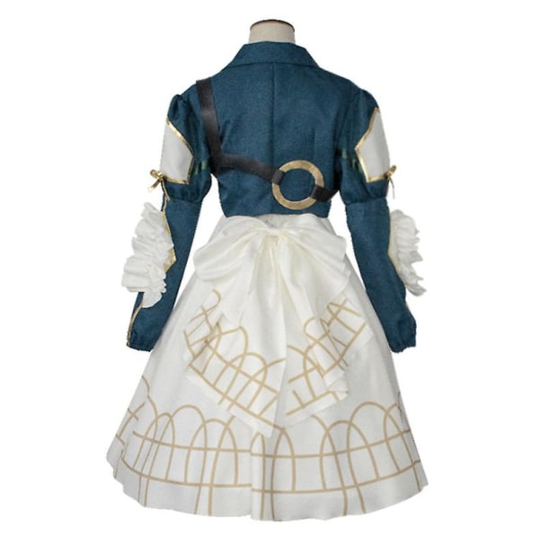 Violet Evergarden Cosplay Glove Plus Size Sko Peruk Pin Händer Kostym Vals Kostym Anime För Kvinnor Halloween Toppklänning Skor Stövel Costume XL