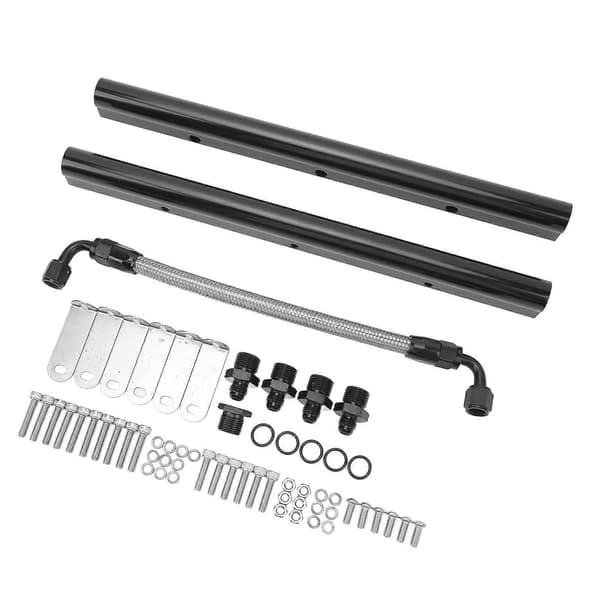 EFI Bränslerails Set Insug Aluminiumlegering Insugningsrör Bränslerails Kit för LS LS1 LS2 LS3 LS6 LSX Motor