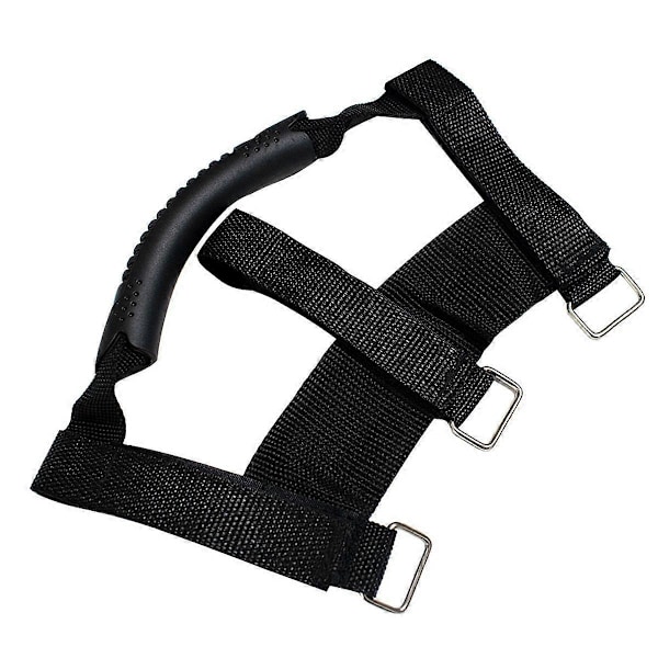Scooter Bærehåndtag Bærbart Håndbærehåndtag Stropper Håndtag Bandage til M365/MAX G30 Scooter Universal Sort