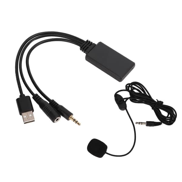 Bil Bluetooth Aux Kabel Mikrofon Handsfree Adapter Ersättning för Cooper Z4 E60 E63 E64 E66 E81 E90