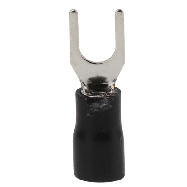 100 st Isolerade Kabelanslutningar U-typ Gaffel Spade Elektriska Krymp Koppar Kontakter 16?14AWG