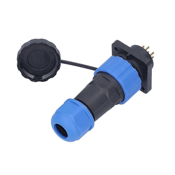 Vattentätt Kontaktdon Fyrkantig Flyg Strömkontakt Butt Terminal Adapter AC 380V SP207 Stift