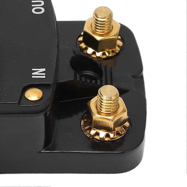 Bil Audio Strømafbryder Manuel Reset Sikring Inline Inverter Holder til Bil Audio Stereo System Båd Lastbiler Busser 60A