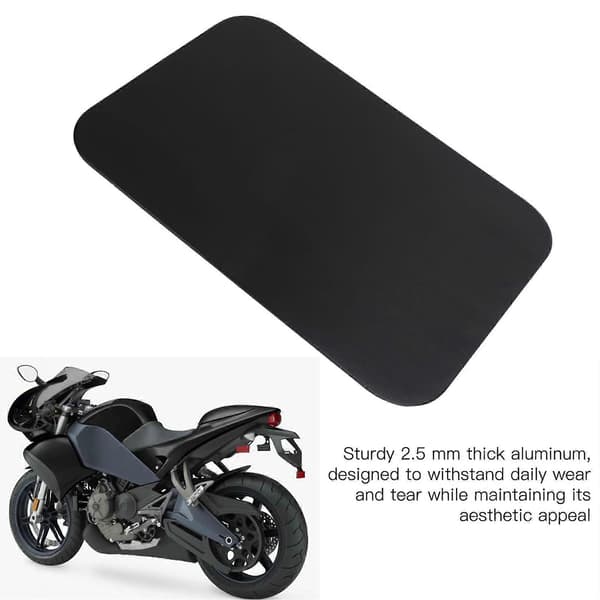 Motorcykel Personlig Nummerplade Aluminium 2,5 mm Tyk Tilpasset Blank Quad Nummerplade til Motorcykel Sort