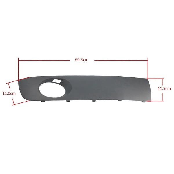 2 stk. Frontfanger Tåkelys Grill Gitter Deksel Trim Venstre+Høyre for Transporter T5 T6 2010-2015