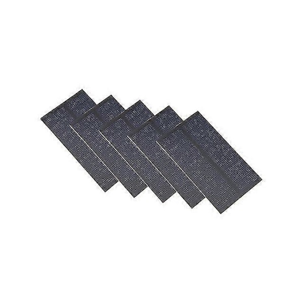 5 st 1W 5V Mikro Solpanel Modul DIY Polysilikon för Leksaker Laddare