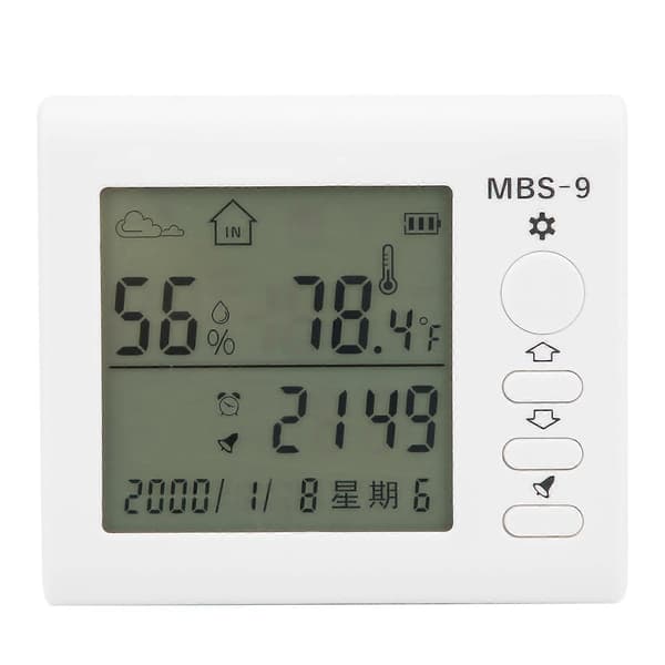 Termometer Hygrometer Dubbelanvändning Hög Noggrannhet Digital Temperatur Luftfuktighetsmätare Testare