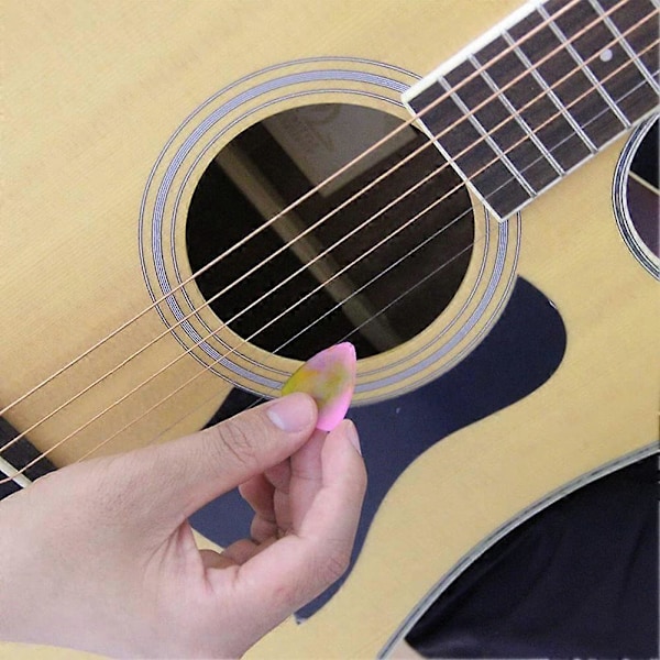 Gitarplekter & Bokser Resin Form Silikon Plekter Form for DIY Gitar Bass Plekter Tommel Fingerplekter, A