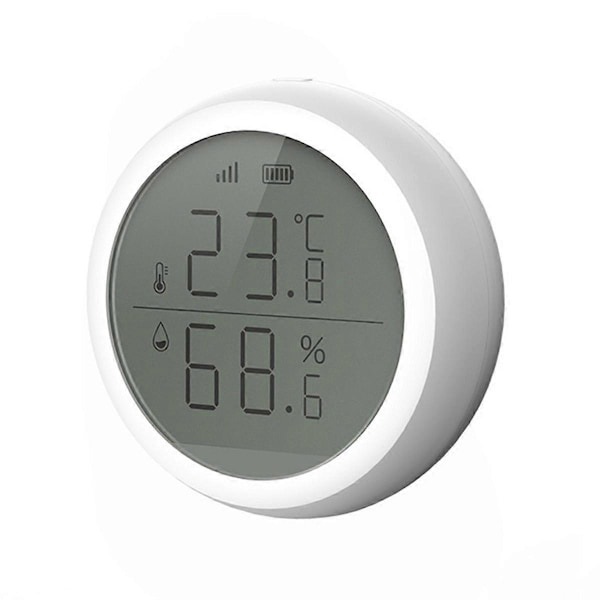 WiFi Smart Zigbee Temperatur- och Fuktighetssensor LCD-Skärm Historik Smart Hem Säkerhet Fjärrkontroll