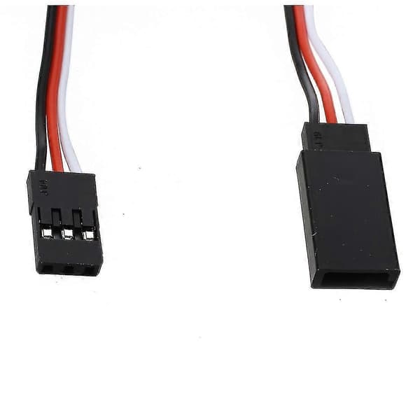 10 st 3-stifts Han- till Hon-förlängningskabel för RC-servo 50 cm lång