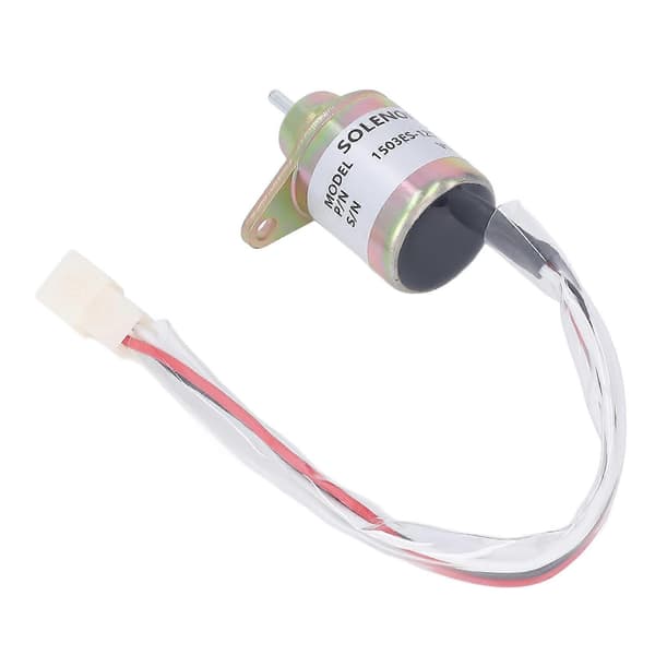 Avstängningsmagnetventil Bränslestopp Flamutsläckningsventil Grävmaskinstillbehör DC 12V 1503ES?12S5SUC5S