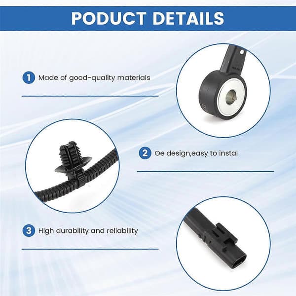 Knocksensor 393202M360 392502M327 39250-2M327 til Accent Venue 1.6L 1.5T 2020+