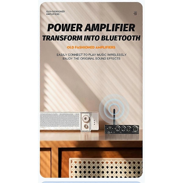 DAC Bluetooth 5.3 Audio Receiver Digital til Analog Konverter 3.5mm AUX//Coaxial/USB U-Disk Karaoke Trådløs Adapter