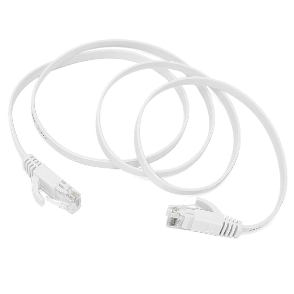 Ethernetkabel CAT6 Gigabit 8-kärnig Tvinnad Par Nätverkskabel Platt Koppartråd Tillbehör 0,5 Meter
