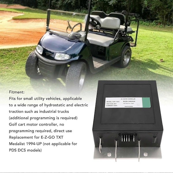 Golfauton moottorinohjain 12064301 5-nastainen nopeudensäädin 36V 350A korvaa EZGO TXT Medalistin