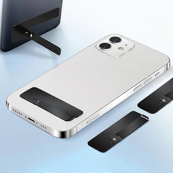 Telefonholder Stærk Vedhæftning Stærk Bæreevne Ultratynd Smartphone Skrivebord Mini Klæbrig Dovent Beslag til Fotografering