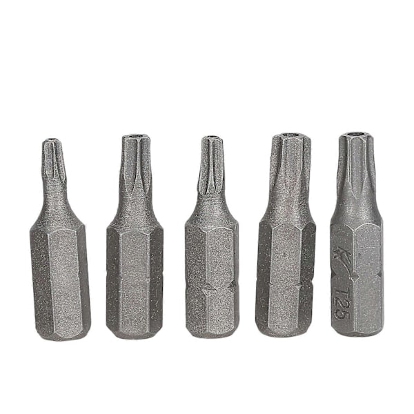 33 st Säkerhetsskruv Hex Bit Set Krom Vanadium Stål 1/4 tums Skaft för Fordonsdator