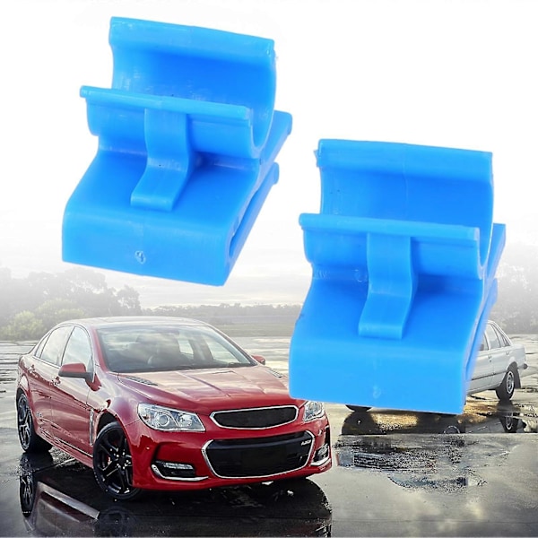 2 stk. Handskerumsclips Nem Installation Ridsefast Blå Nedre Handskerums Stop Sæt Til Holden-commodore Vz Vy Wk Wl