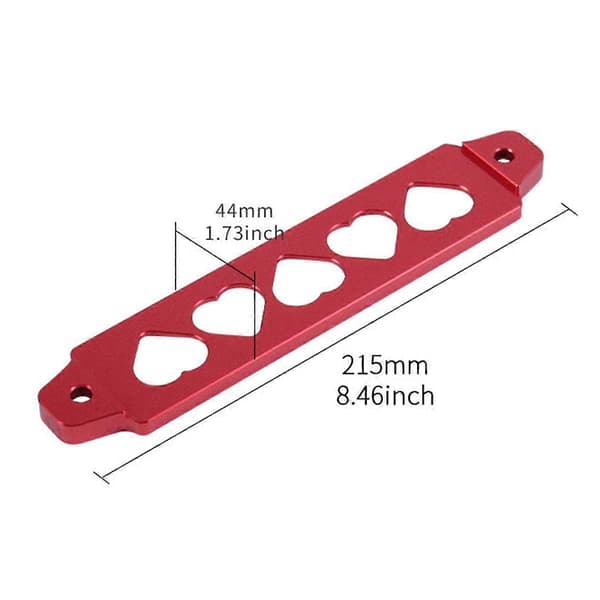 Universal Bilbatteri Aluminium Legering Hold Down Beslag Bilbatteri Fast Monteringsholder Batteri Støtte Bar