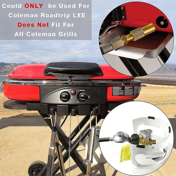 5Ft Propanadapter Slange og Regulator Erstatningssett for Roadtrip Griller, QCC1 Lavtrykkspropan