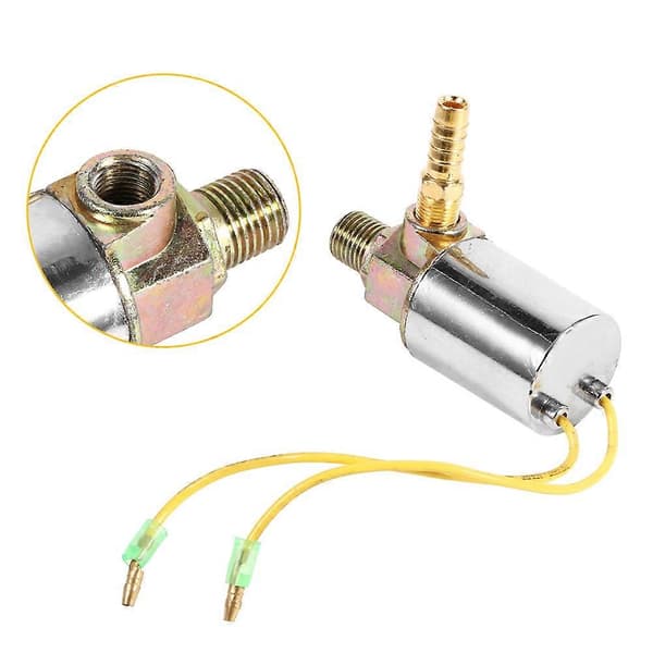 1 stk 24V Tog Lastebil Lufthorn Elektrisk Solenoidventil Kraftig 1/4\"