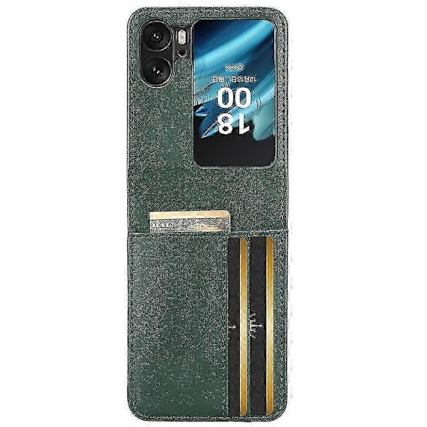 Läderfodral för Oppo Find N2 Flip Green